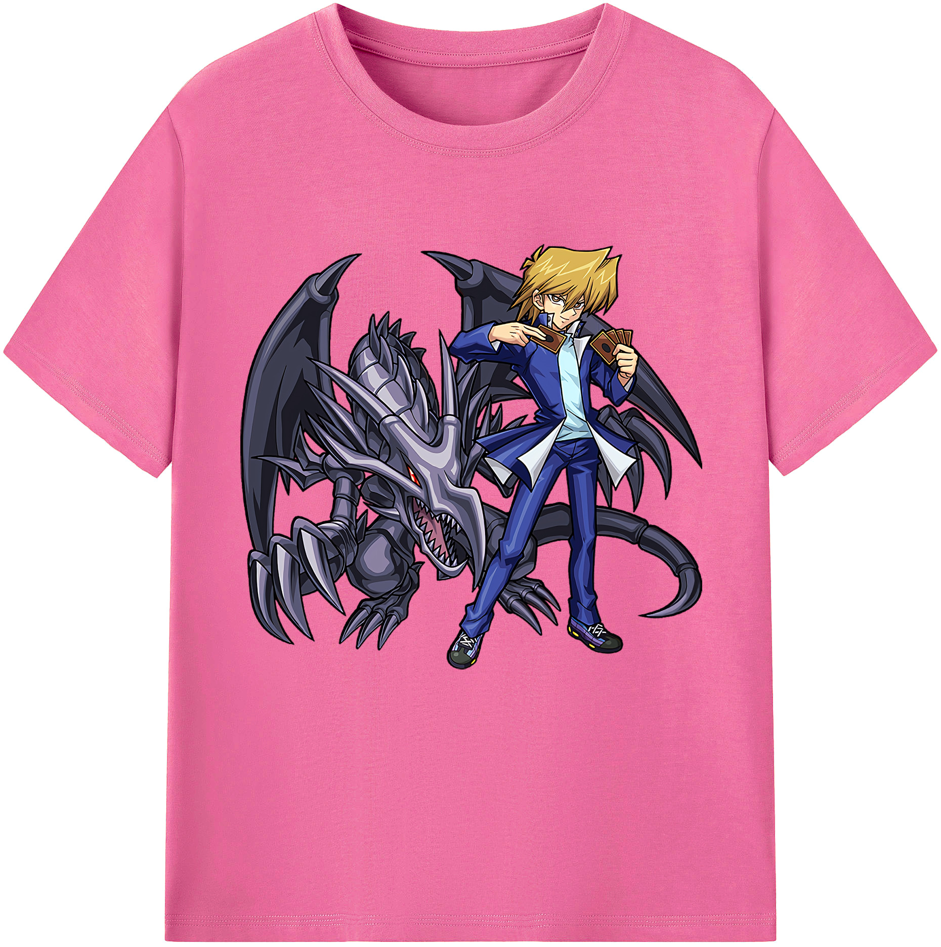 （画像用） 遊☆戯☆王 Yu-Gi-Oh! レディースカジュアルプリントTシャツ（綿100％）
